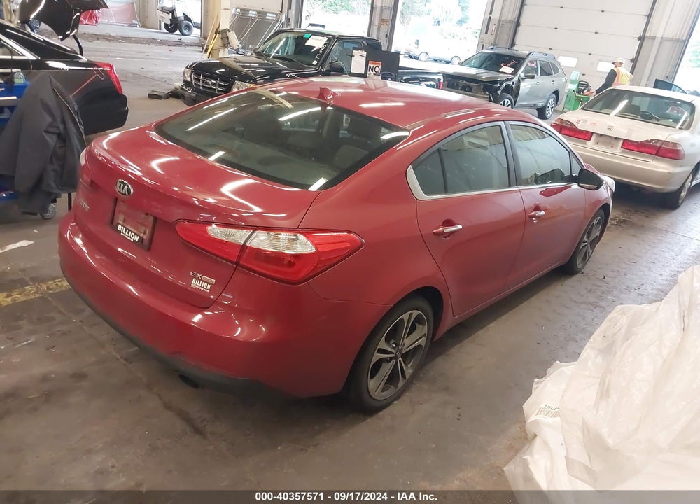 2015 KIA FORTE EX VIN: KNAFX4A80F5339450