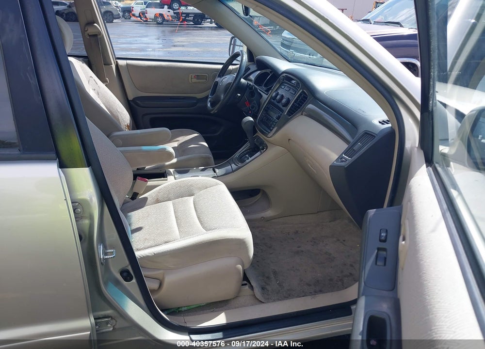2003 TOYOTA HIGHLANDER V6 VIN: JTEGF21A830116160