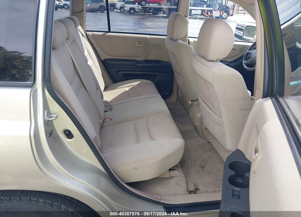 2003 TOYOTA HIGHLANDER V6 VIN: JTEGF21A830116160