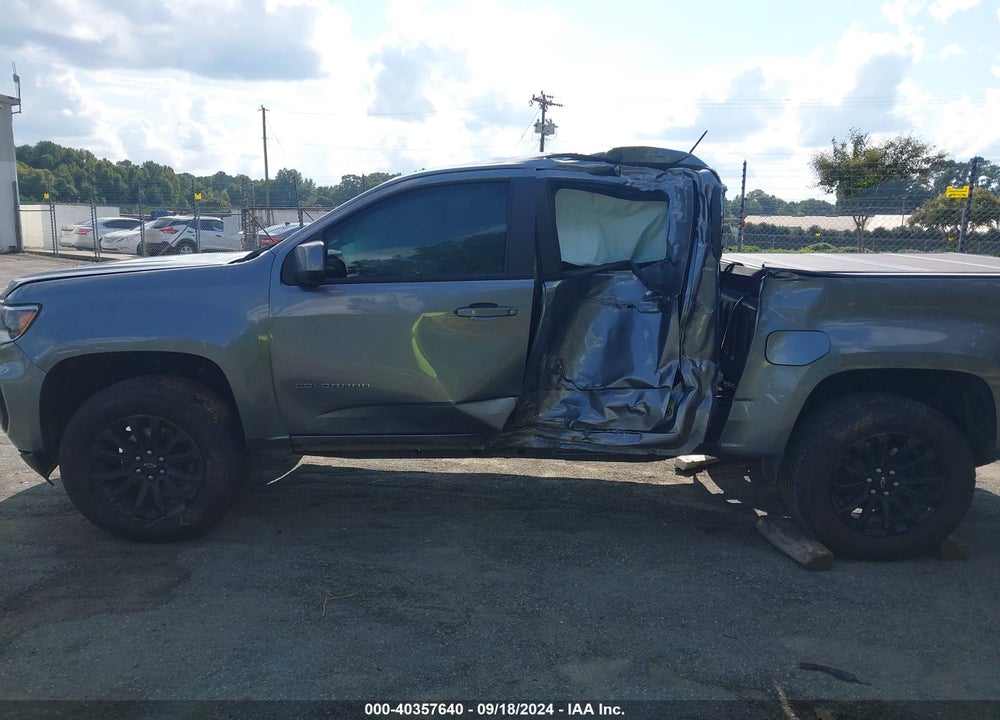 2022 CHEVROLET COLORADO 4WD SHORT BOX LT VIN: 1GCGTCEN3N1233156