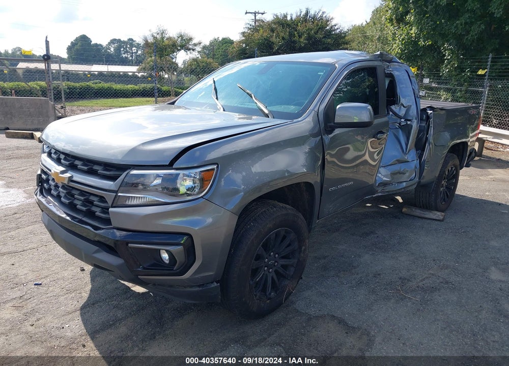 2022 CHEVROLET COLORADO 4WD SHORT BOX LT VIN: 1GCGTCEN3N1233156