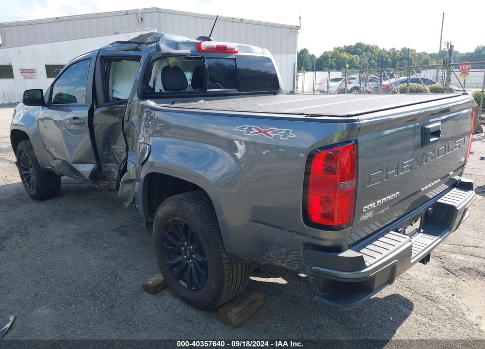 2022 CHEVROLET COLORADO 4WD SHORT BOX LT VIN: 1GCGTCEN3N1233156