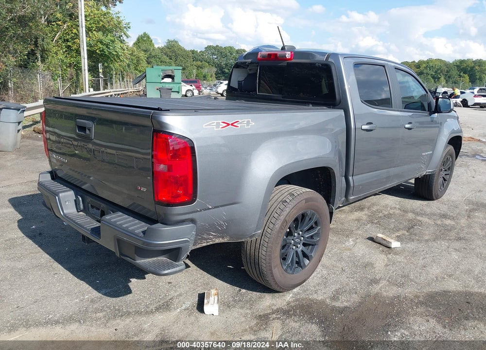 2022 CHEVROLET COLORADO 4WD SHORT BOX LT VIN: 1GCGTCEN3N1233156