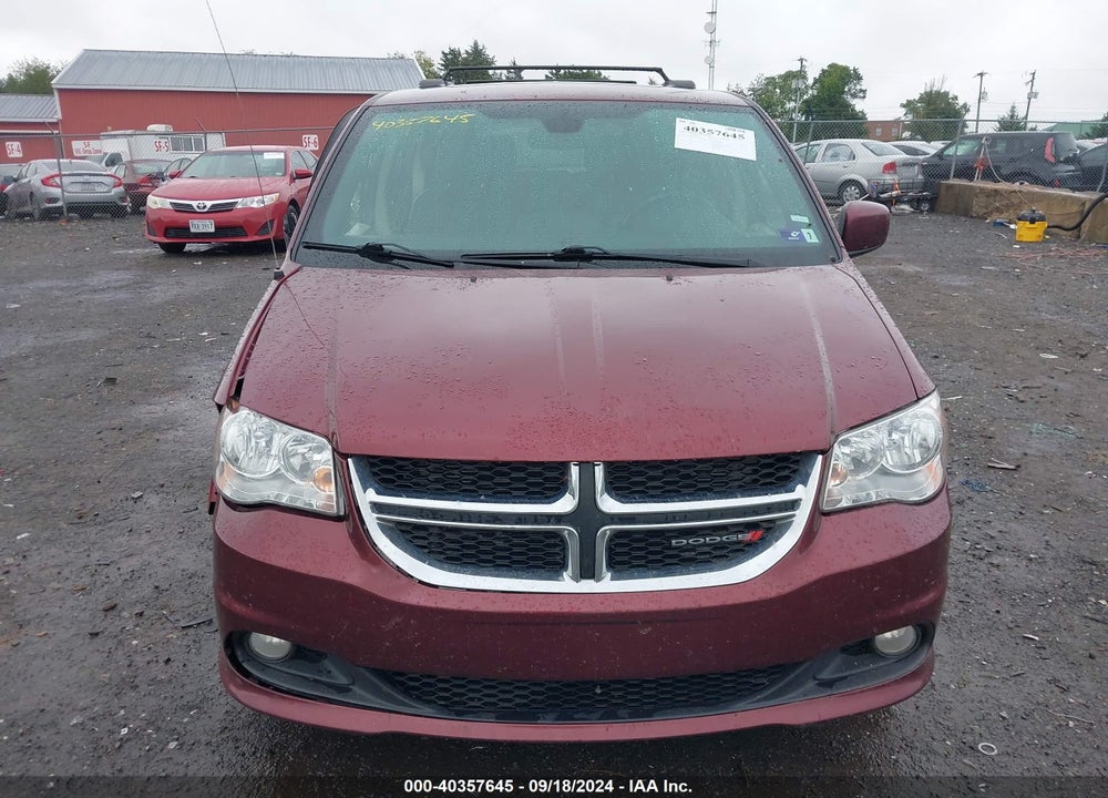 2019 DODGE GRAND CARAVAN SXT VIN: 2C4RDGCG1KR782198