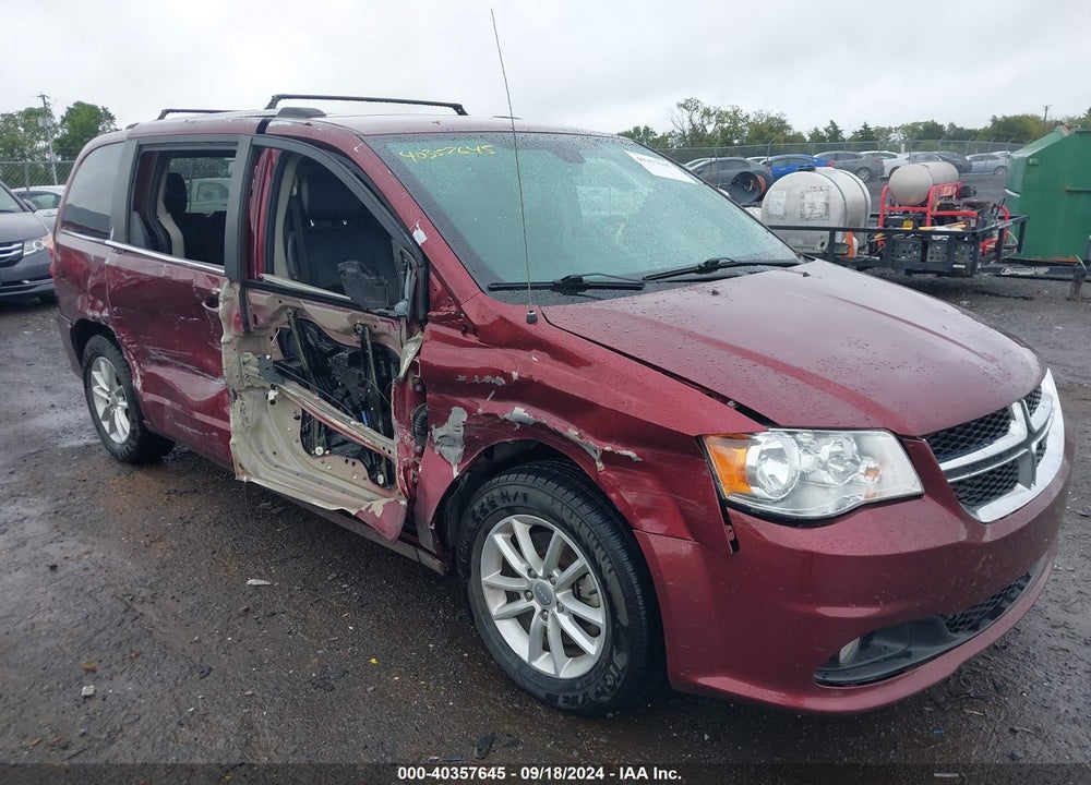 2019 DODGE GRAND CARAVAN SXT VIN: 2C4RDGCG1KR782198