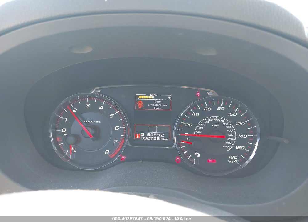 2020 SUBARU WRX PREMIUM VIN: JF1VA1B62L9828437
