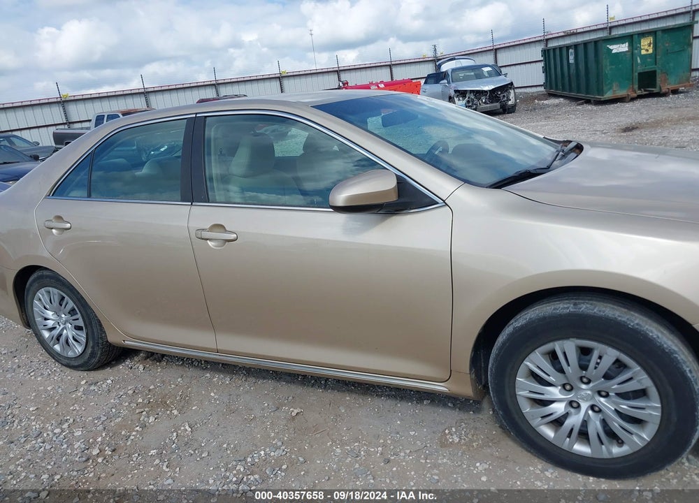 2012 TOYOTA CAMRY LE VIN: 4T1BF1FK7CU072568