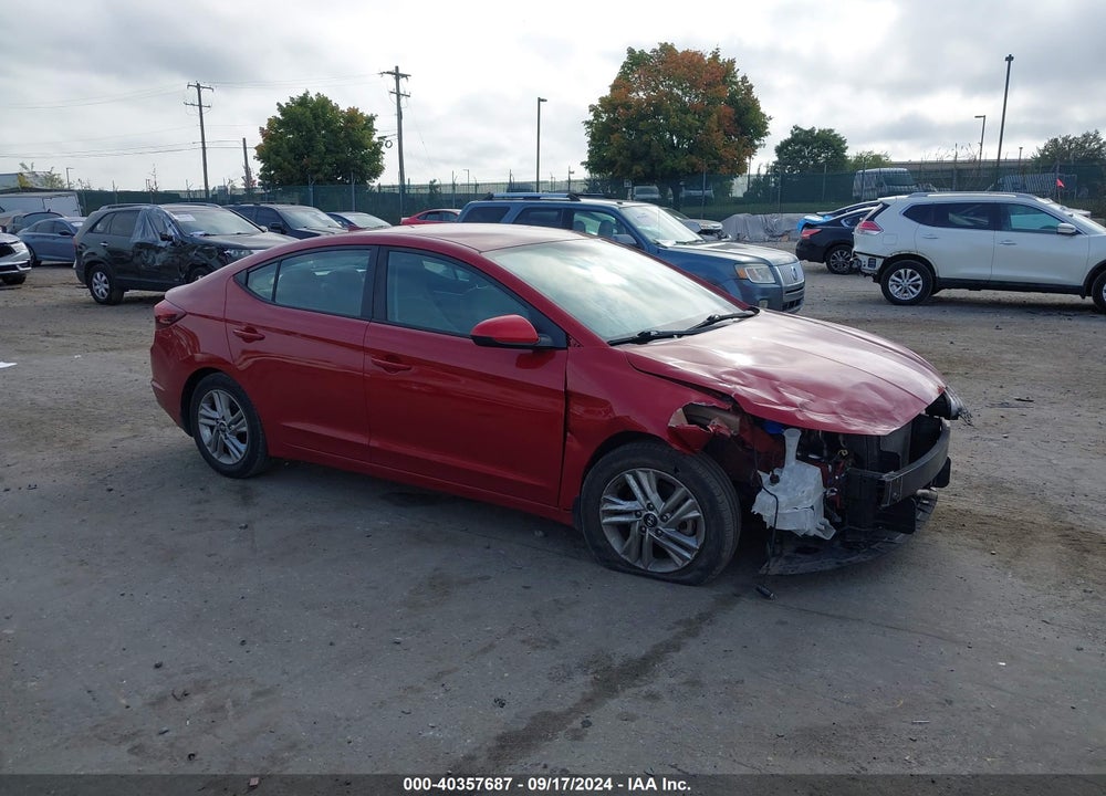 2020 HYUNDAI ELANTRA SEL VIN: KMHD84LF5LU995305