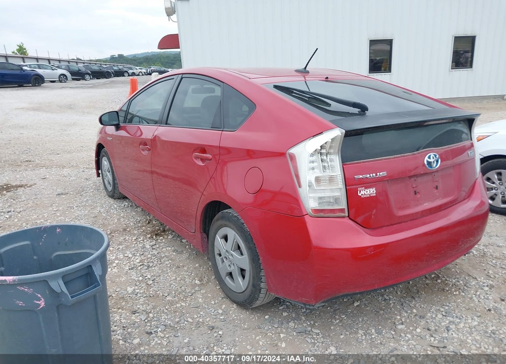 2011 TOYOTA PRIUS TWO VIN: JTDKN3DU4B0314147