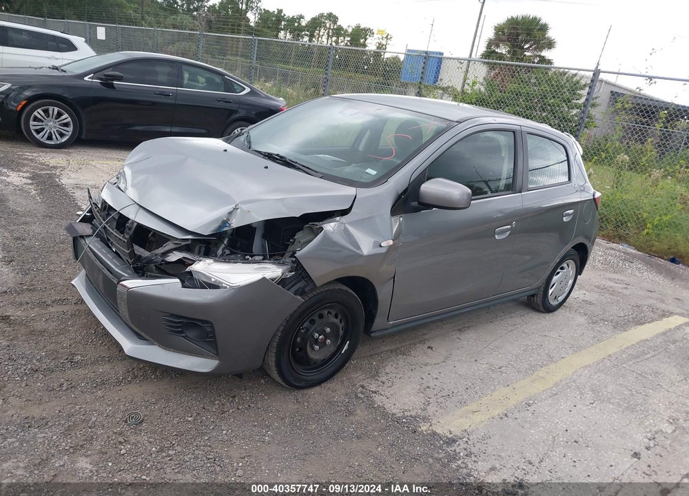 2021 MITSUBISHI MIRAGE CARBONITE EDITION/ES/LE VIN: ML32AUHJ8MH013521