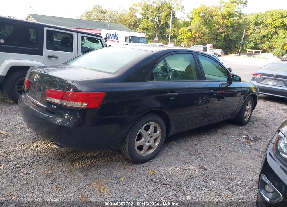 2006 HYUNDAI SONATA GLS V6/LX V6 VIN: 5NPEU46F76H037278