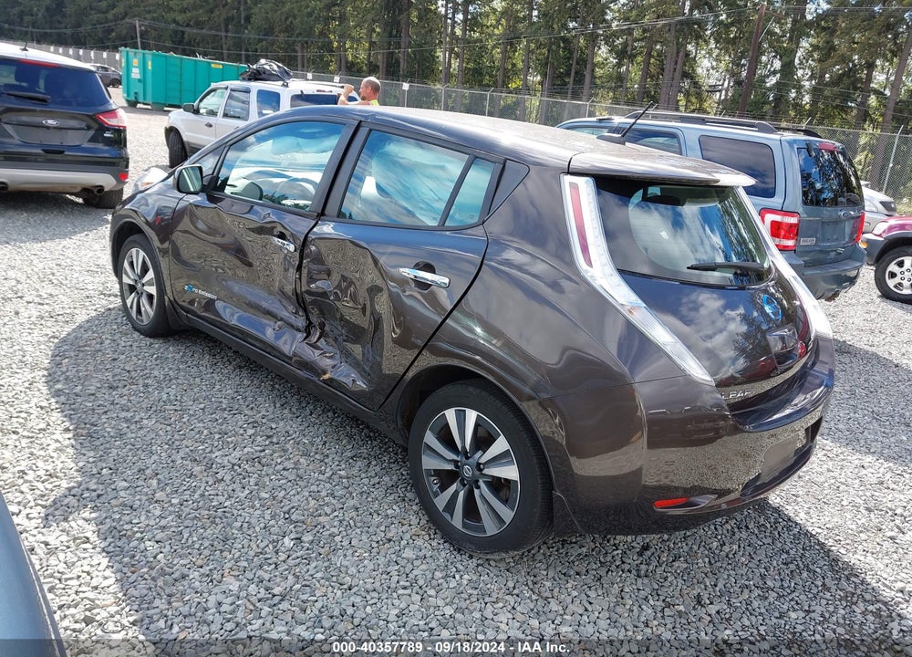 2016 NISSAN LEAF SV VIN: 1N4BZ0CPXGC305222