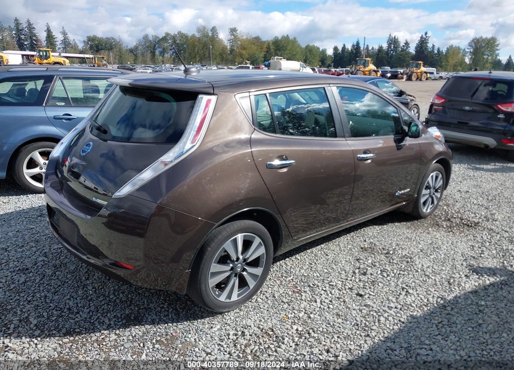 2016 NISSAN LEAF SV VIN: 1N4BZ0CPXGC305222