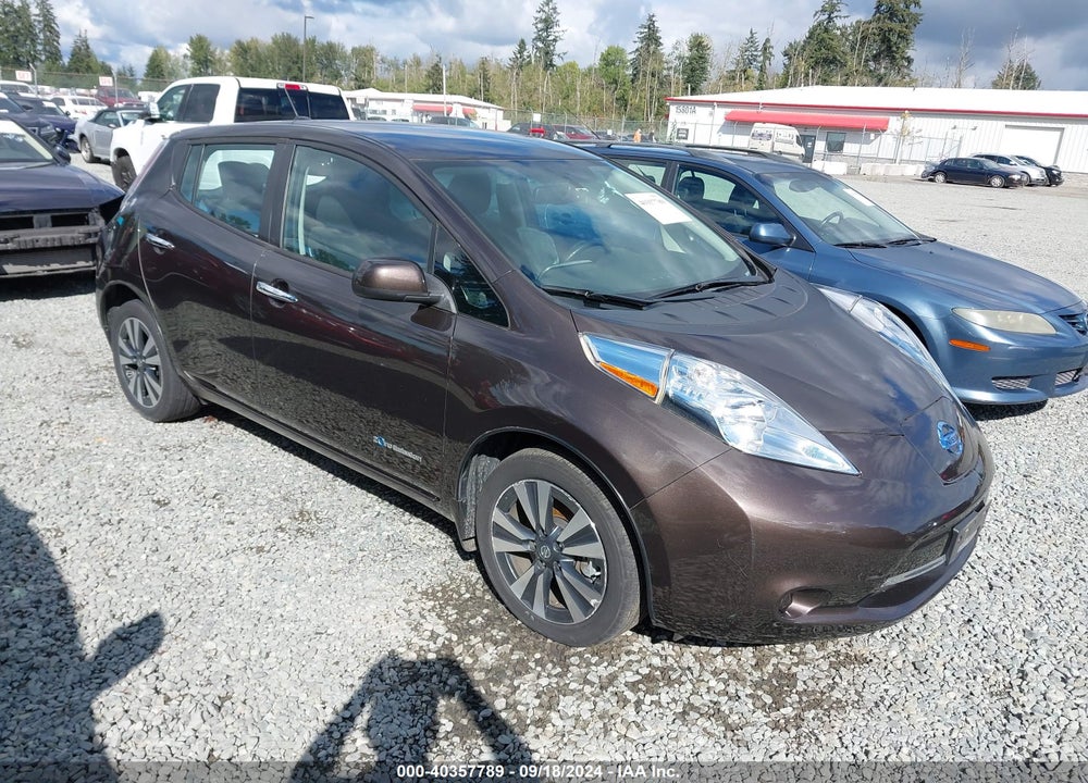 2016 NISSAN LEAF SV VIN: 1N4BZ0CPXGC305222