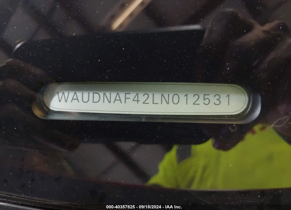2020 AUDI A4 PREMIUM 45 TFSI QUATTRO S TRONIC VIN: WAUDNAF42LN012531