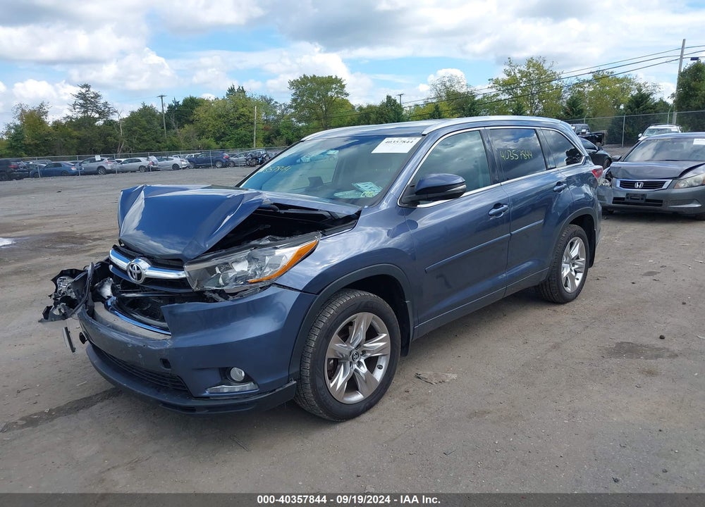 2016 TOYOTA HIGHLANDER LIMITED V6 VIN: 5TDDKRFH2GS248822