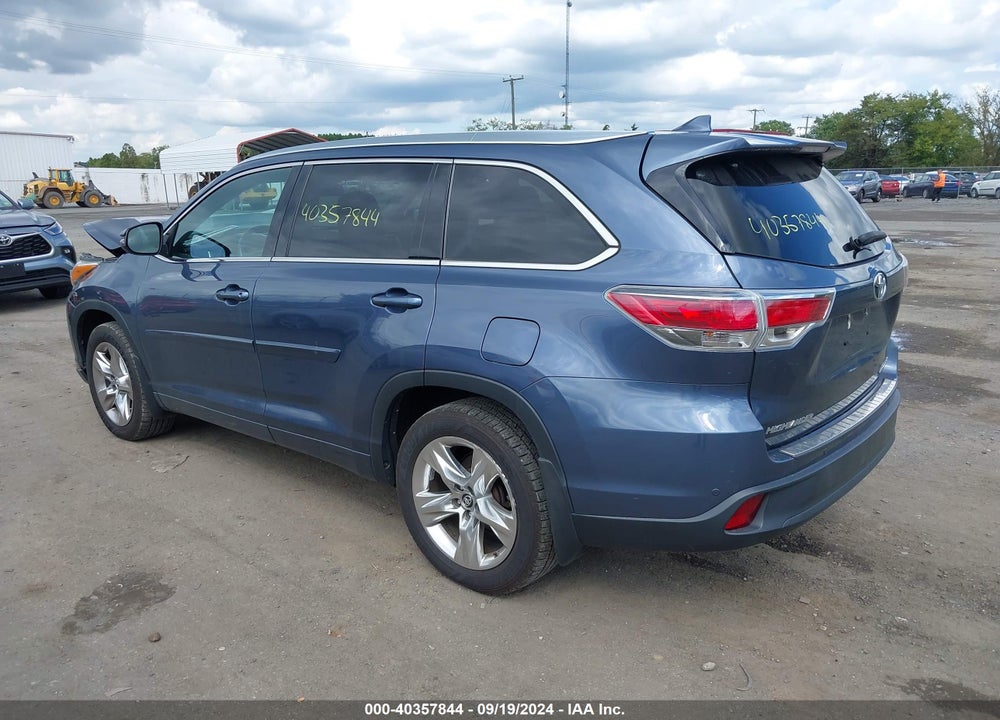 2016 TOYOTA HIGHLANDER LIMITED V6 VIN: 5TDDKRFH2GS248822