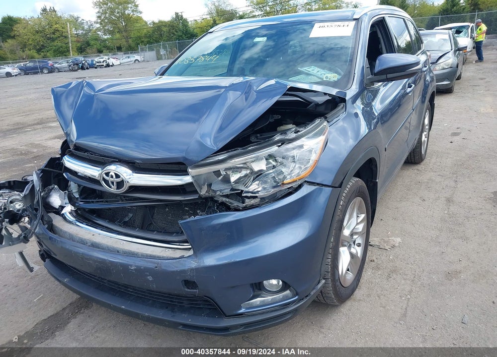 2016 TOYOTA HIGHLANDER LIMITED V6 VIN: 5TDDKRFH2GS248822