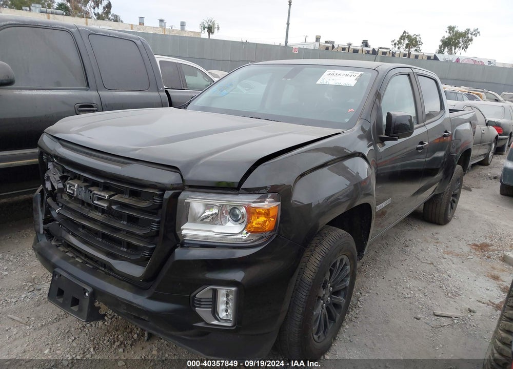 2022 GMC CANYON 2WD SHORT BOX ELEVATION VIN: 1GTG5CEN5N1249174
