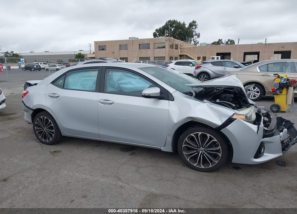 2015 TOYOTA COROLLA S PLUS VIN: 5YFBURHE5FP358095