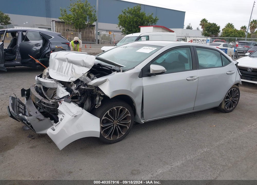 2015 TOYOTA COROLLA S PLUS VIN: 5YFBURHE5FP358095
