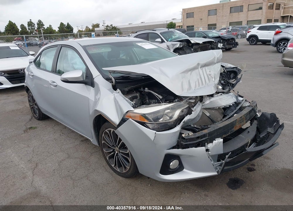 2015 TOYOTA COROLLA S PLUS VIN: 5YFBURHE5FP358095