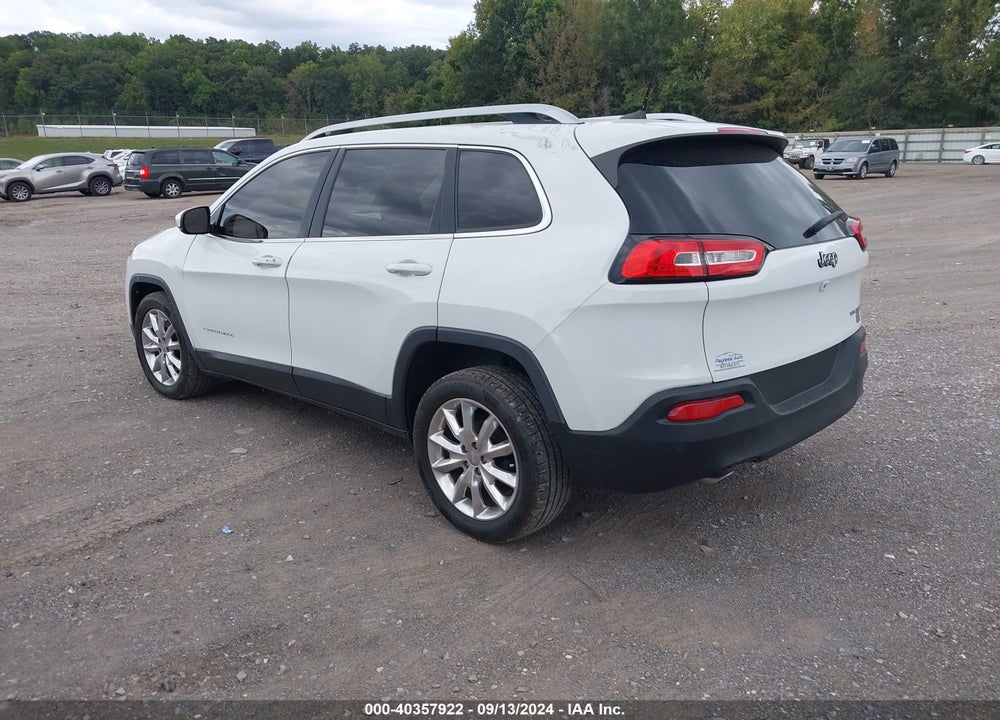 2017 JEEP CHEROKEE LIMITED FWD VIN: 1C4PJLDB8HW526586