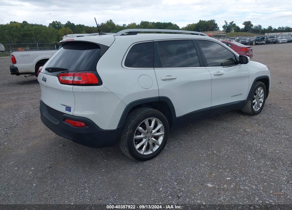 2017 JEEP CHEROKEE LIMITED FWD VIN: 1C4PJLDB8HW526586