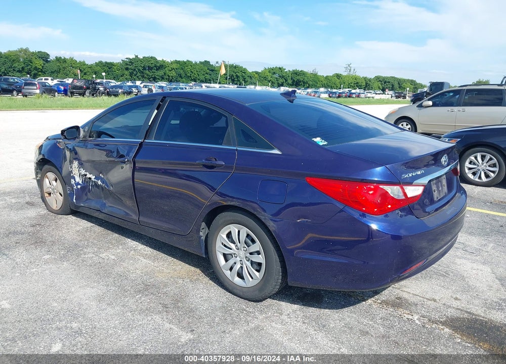 2012 HYUNDAI SONATA GLS VIN: 5NPEB4ACXCH411736