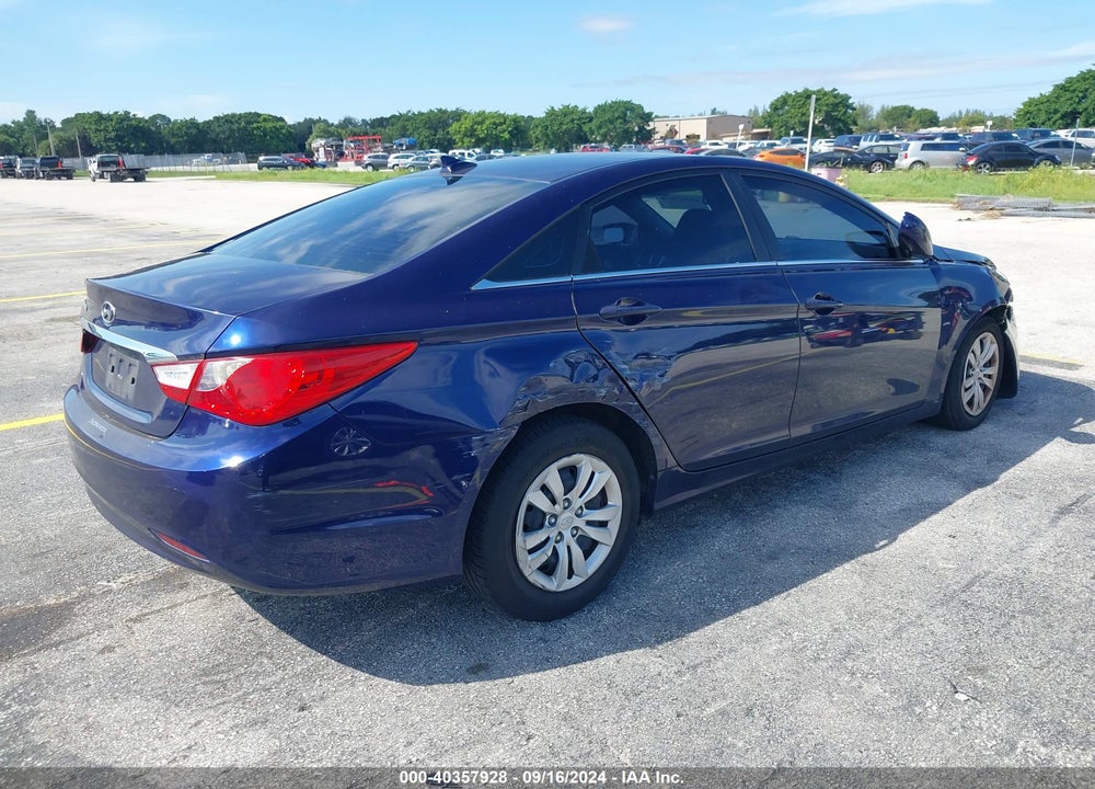 2012 HYUNDAI SONATA GLS VIN: 5NPEB4ACXCH411736