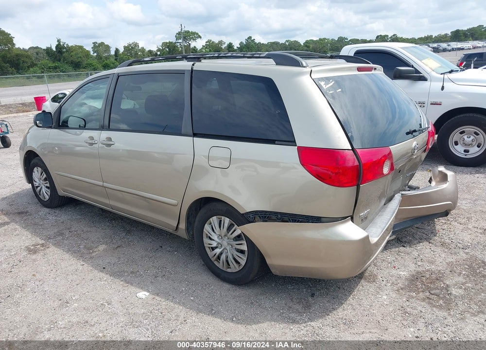 2008 TOYOTA SIENNA LE VIN: 5TDZK23C68S203938