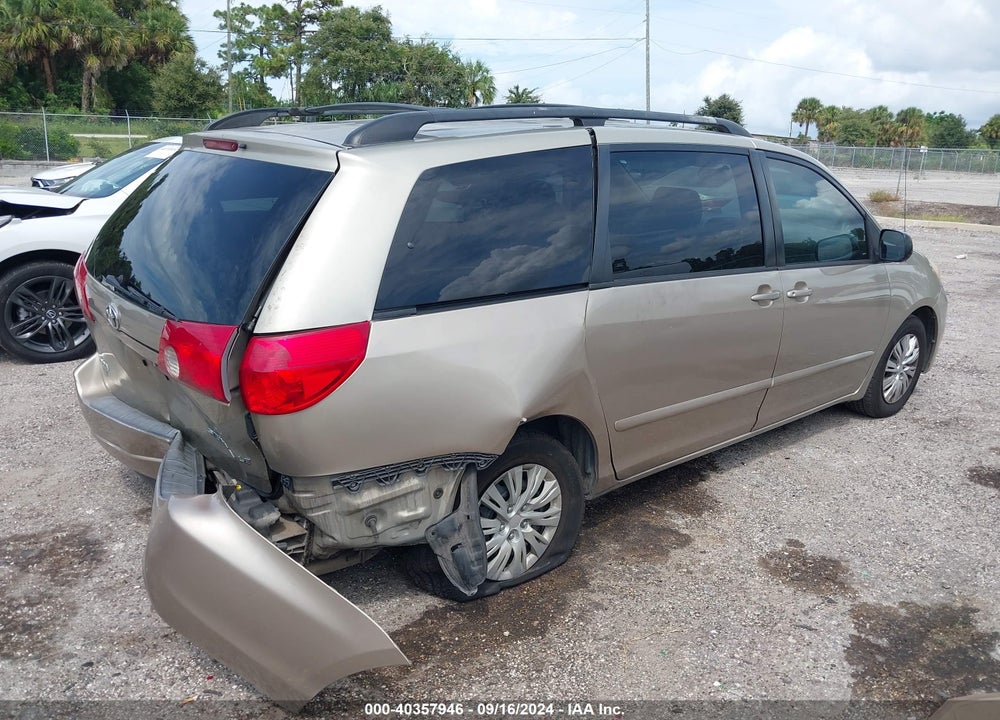 2008 TOYOTA SIENNA LE VIN: 5TDZK23C68S203938