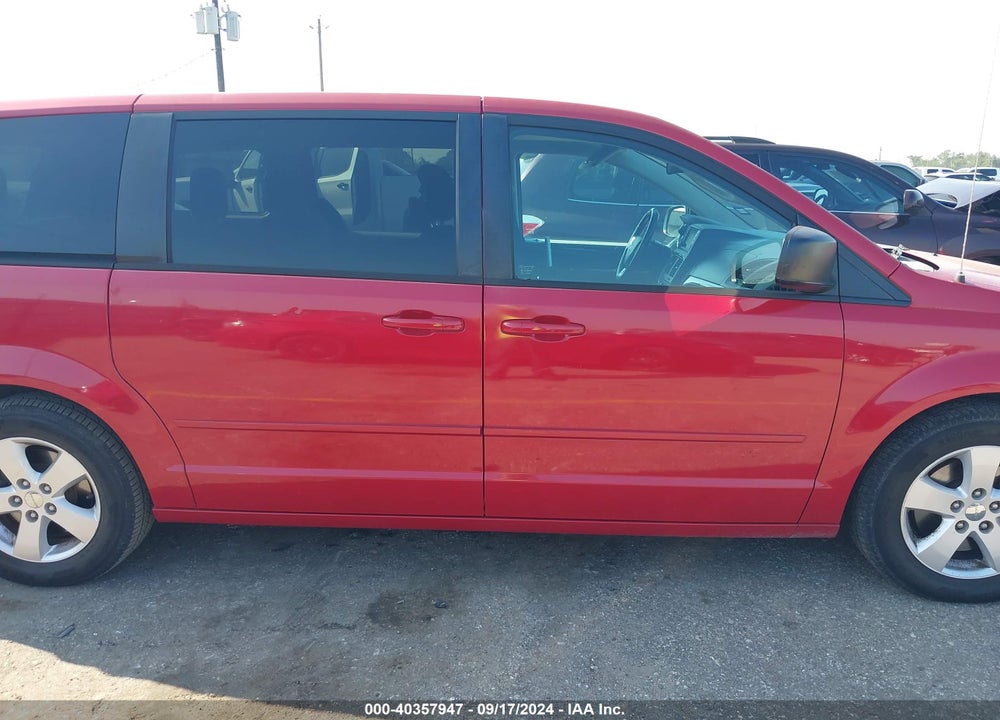 2013 DODGE GRAND CARAVAN SE VIN: 2C4RDGBG3DR762345