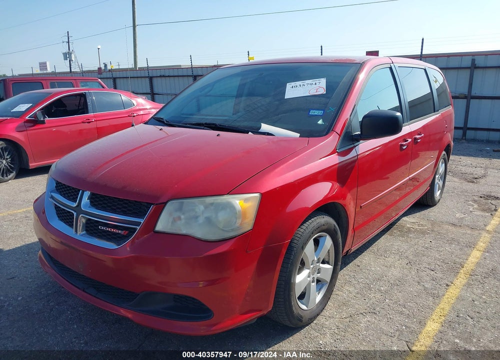 2013 DODGE GRAND CARAVAN SE VIN: 2C4RDGBG3DR762345