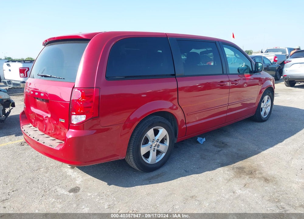 2013 DODGE GRAND CARAVAN SE VIN: 2C4RDGBG3DR762345
