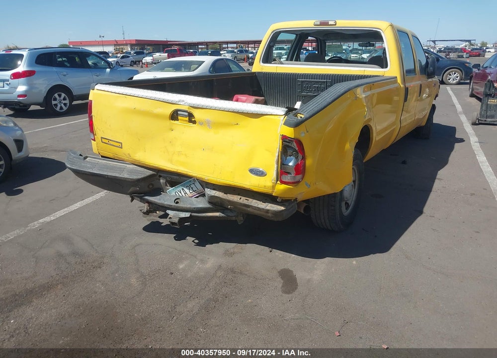 2006 FORD F-250 VIN: 1FTSW20516EC36621