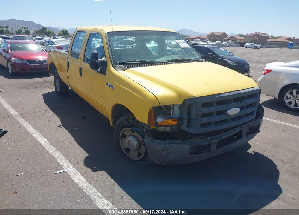 2006 FORD F-250 VIN: 1FTSW20516EC36621