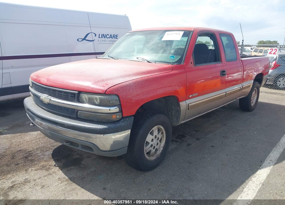2001 CHEVROLET SILVERADO 1500 LS VIN: 1GCEK19V41E307258