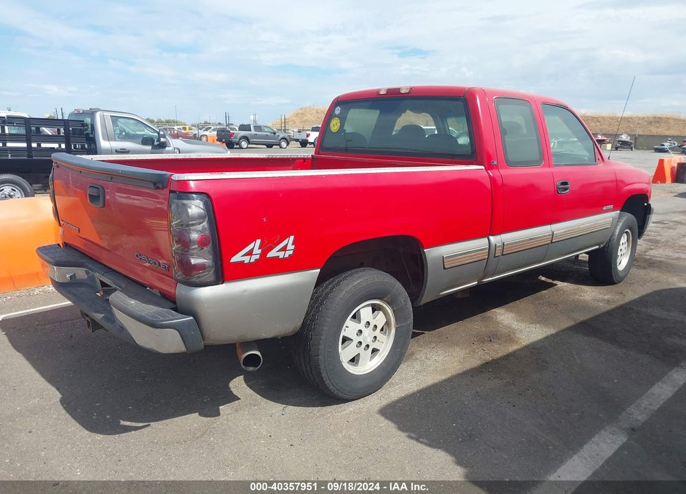 2001 CHEVROLET SILVERADO 1500 LS VIN: 1GCEK19V41E307258