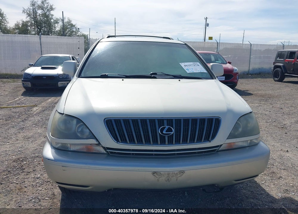 2000 LEXUS RX 300 VIN: JT6HF10UXY0146922