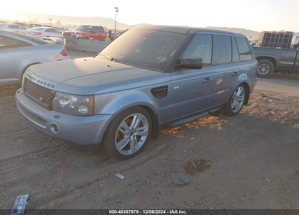 2009 LAND ROVER RANGE ROVER SPORT HSE VIN: SALSK25449A196454