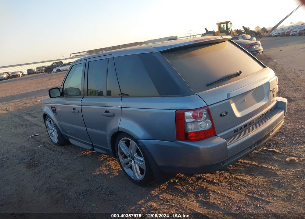 2009 LAND ROVER RANGE ROVER SPORT HSE VIN: SALSK25449A196454