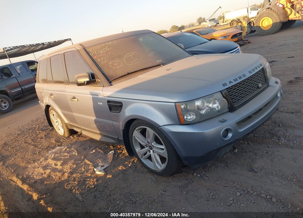 2009 LAND ROVER RANGE ROVER SPORT HSE VIN: SALSK25449A196454