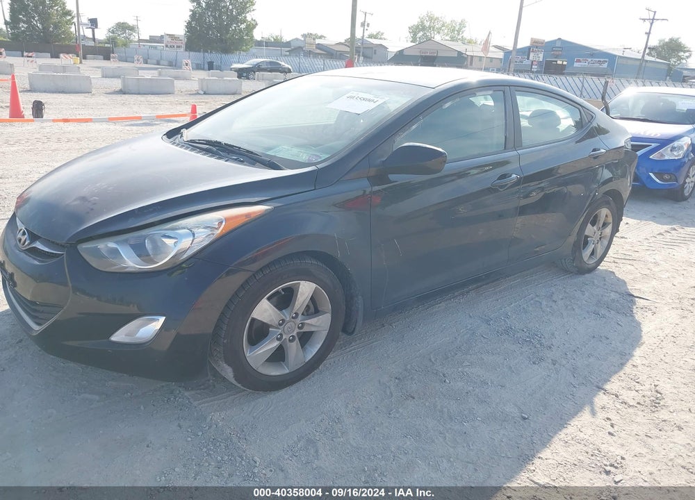 2012 HYUNDAI ELANTRA GLS VIN: 5NPDH4AE9CH122522