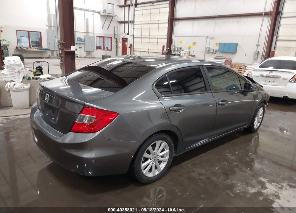 2012 HONDA CIVIC EX VIN: 2HGFB2F8XCH568951