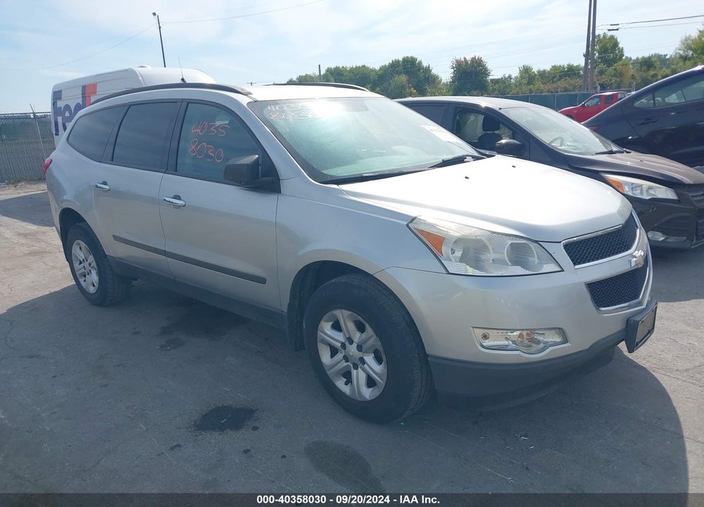 2012 CHEVROLET TRAVERSE LS VIN: 1GNKREED2CJ405371