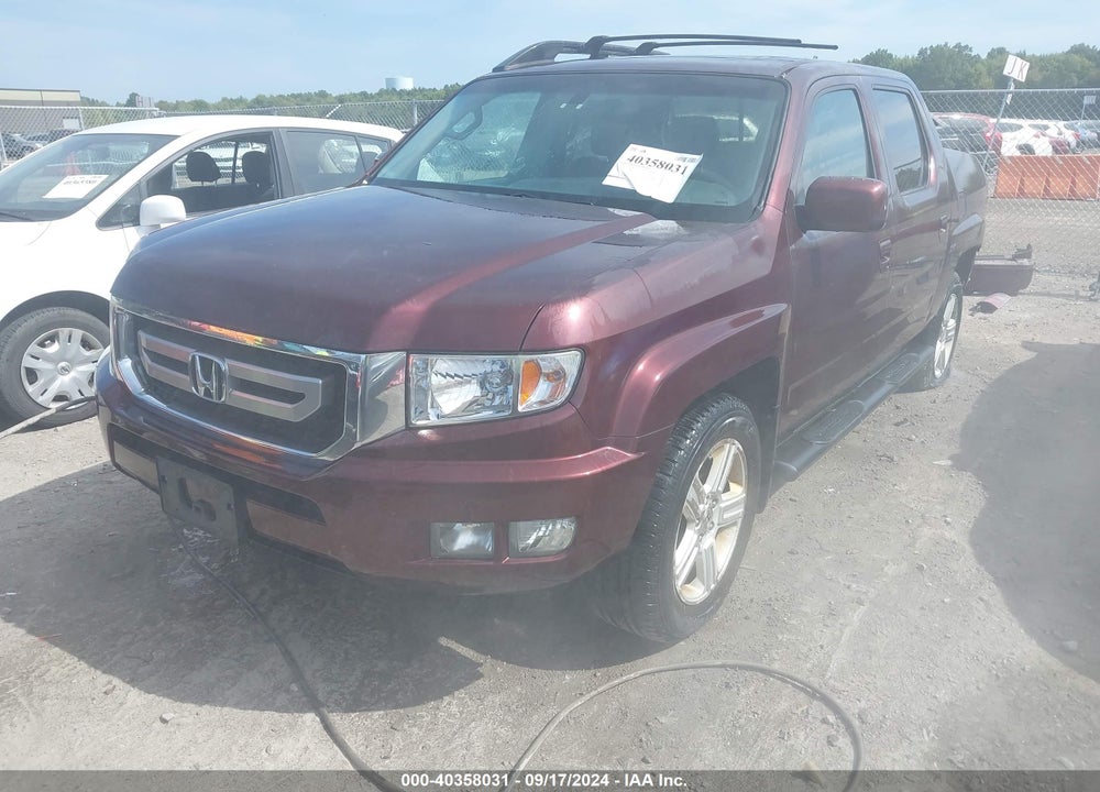 2011 HONDA RIDGELINE RTL VIN: 5FPYK1F54BB009172