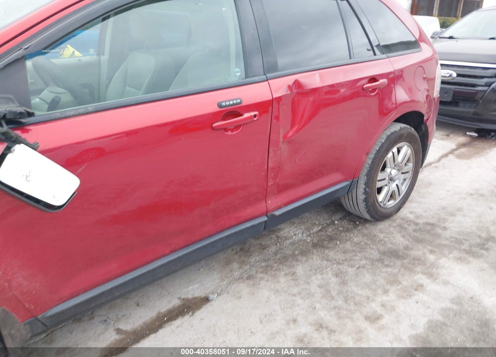 2007 FORD EDGE SEL PLUS VIN: 2FMDK49C27BA93592