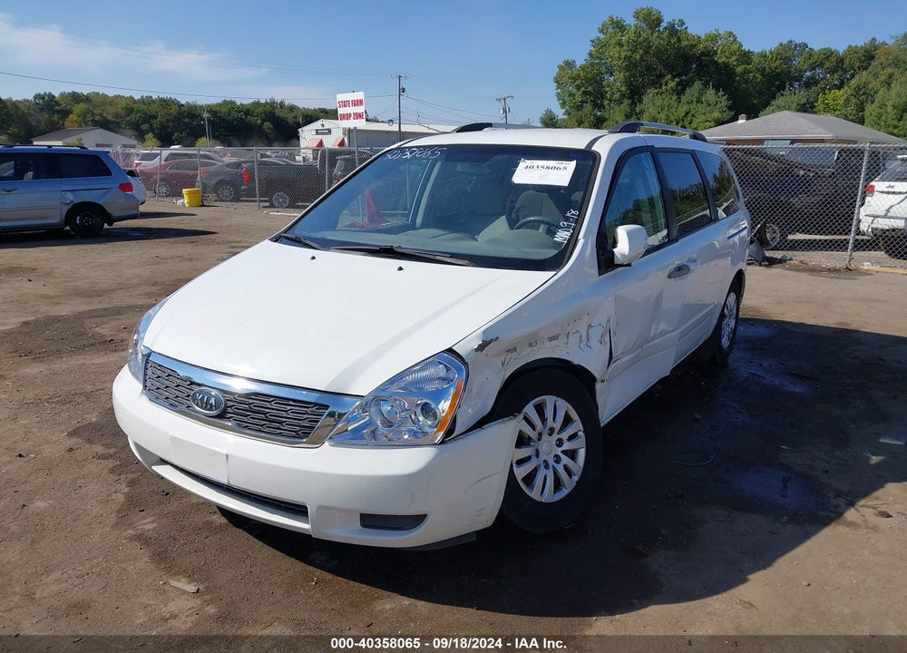 2011 KIA SEDONA LX VIN: KNDMG4C72B6368256