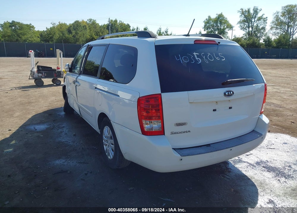 2011 KIA SEDONA LX VIN: KNDMG4C72B6368256